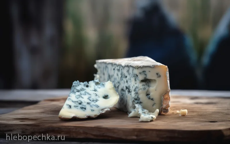 Салат с голубым сыром и грушей