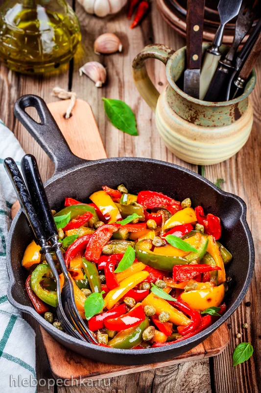 Пепероната (сладкий перец с копченой грудинкой)