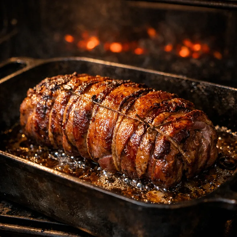 Бардирование: зачем заворачивать мясо и птицу в сало перед запеканием