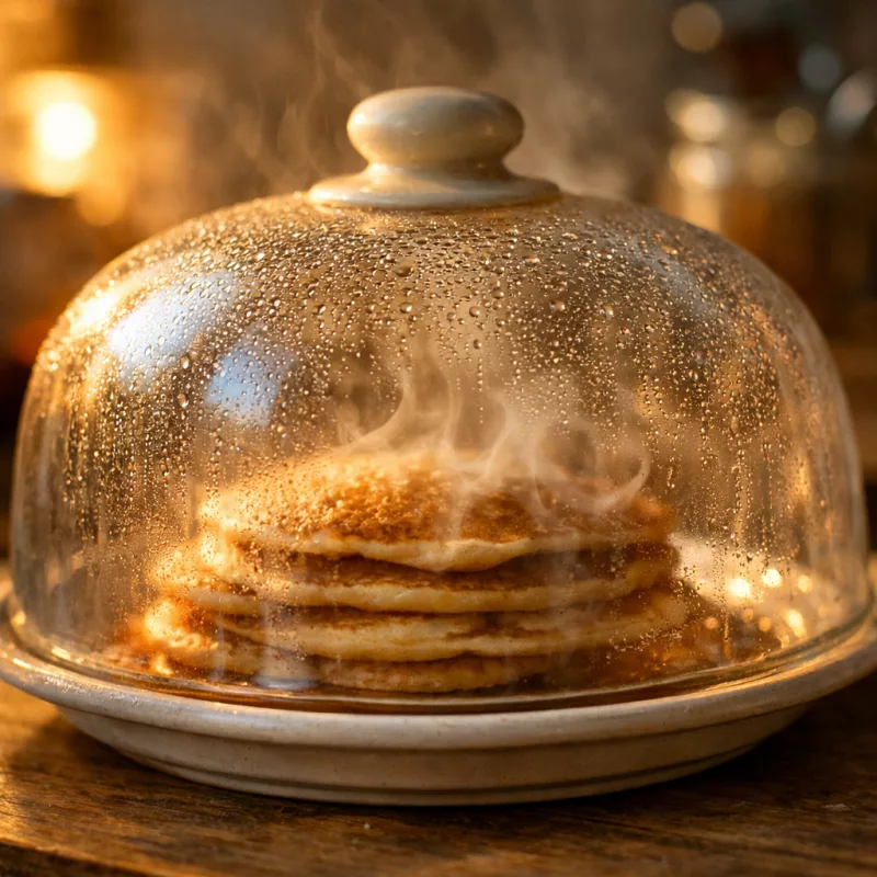 Блюдо с крышкой для блинов — посуда, которая решает больше задач, чем кажется
