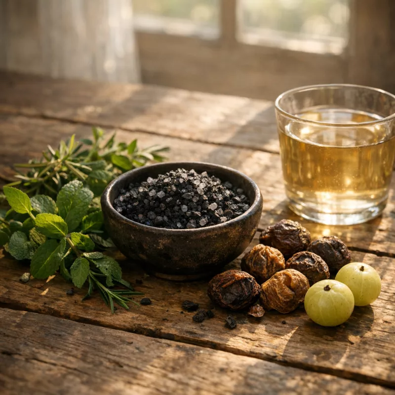 Чёрная соль (kala namak) — древняя индийская специя с характером 