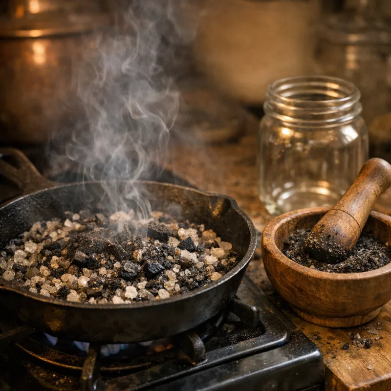 Чёрная соль (kala namak) — древняя индийская специя с характером 