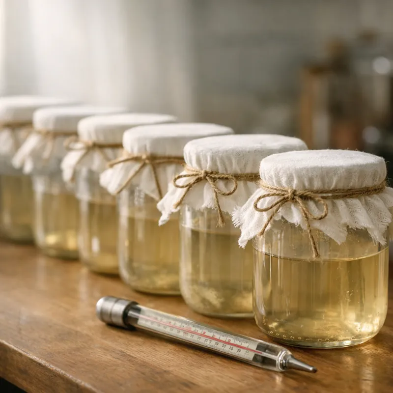 Домашняя ферментация напитков: от травяного кваса до комбучи