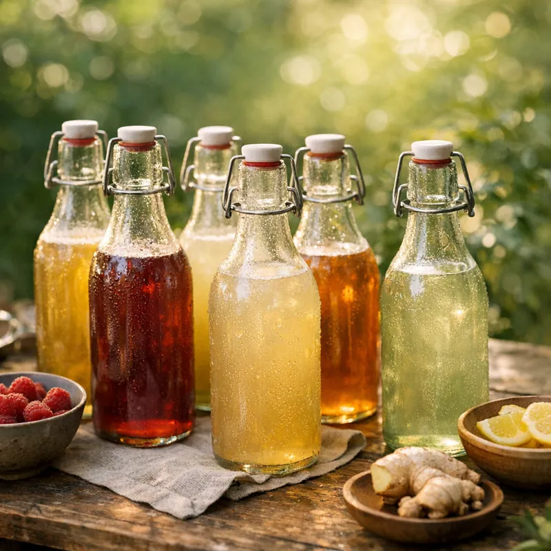 Домашняя ферментация напитков: от травяного кваса до комбучи