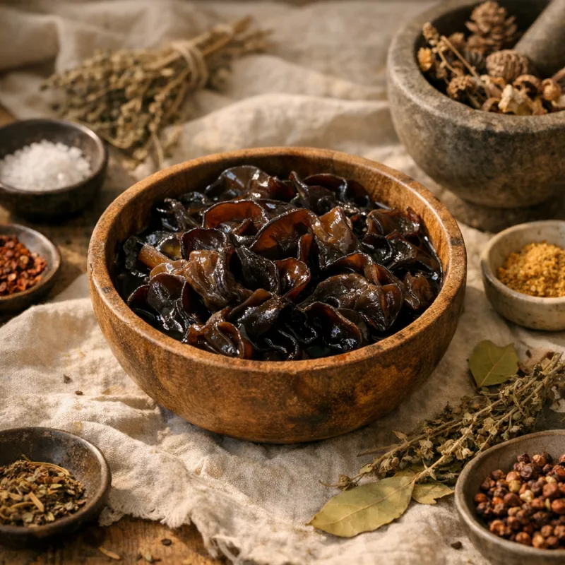 Древесный гриб муэр — «ухо» из Азии на вашей кухне