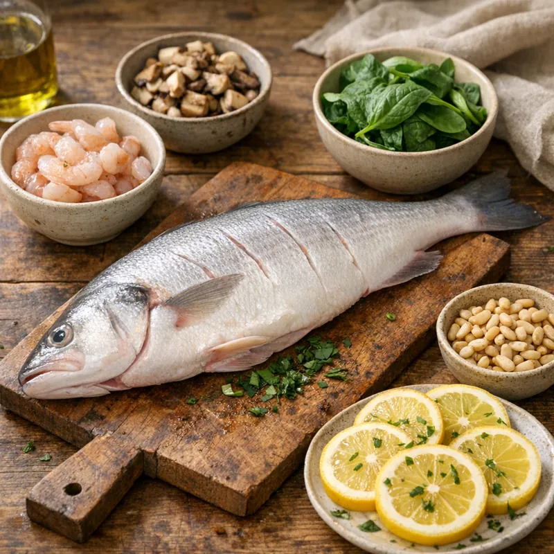 Фарширование рыбы: от целой тушки до порционных кусков