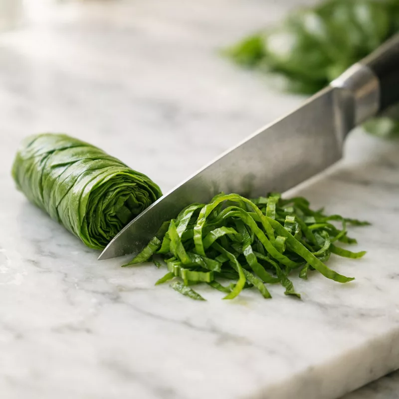 Формы нарезки овощей — от брюнуаза до шифонада