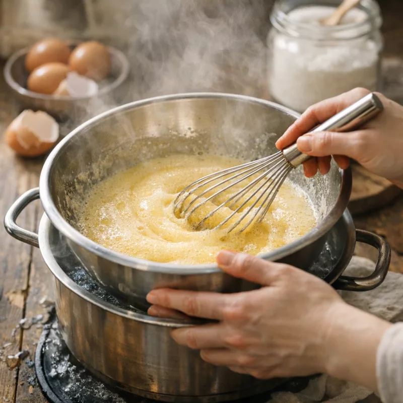 Женуаз (генуэзский бисквит с маслом и ореховой нотой)