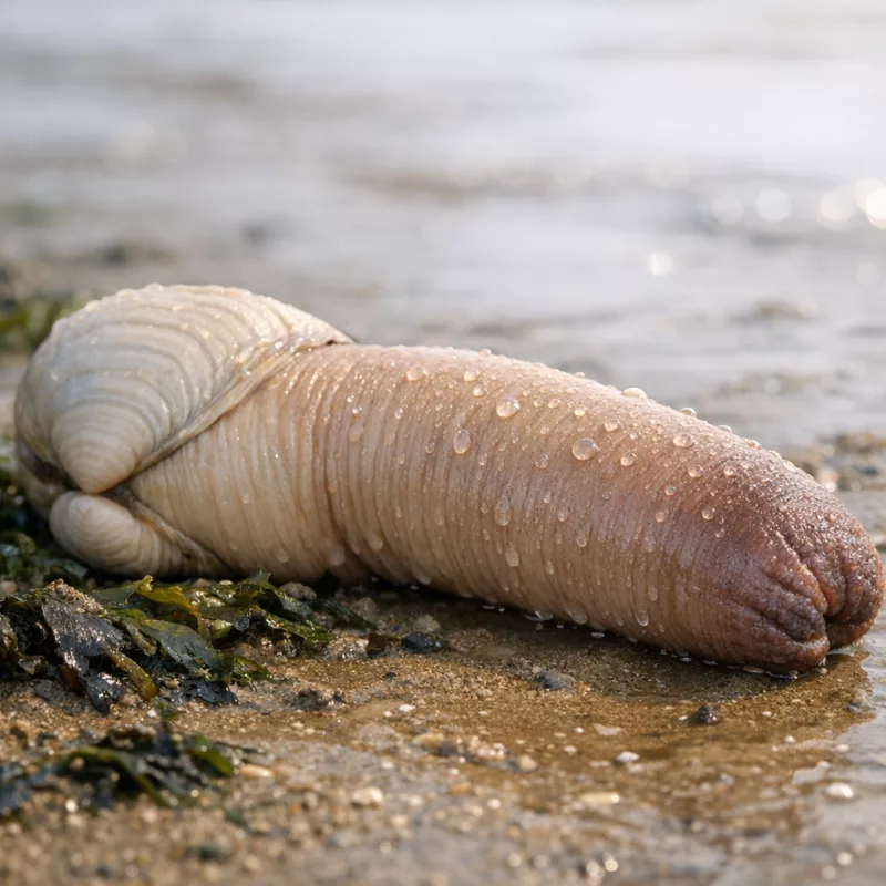 Гуидак — моллюск-долгожитель с самым длинным сифоном на планете
