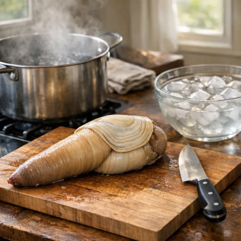 Гуидак — моллюск-долгожитель с самым длинным сифоном на планете