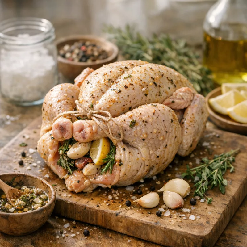 Гусь с бронзовой корочкой и сочным мясом