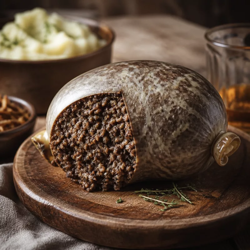 Хаггис (шотландский мясной пудинг)
