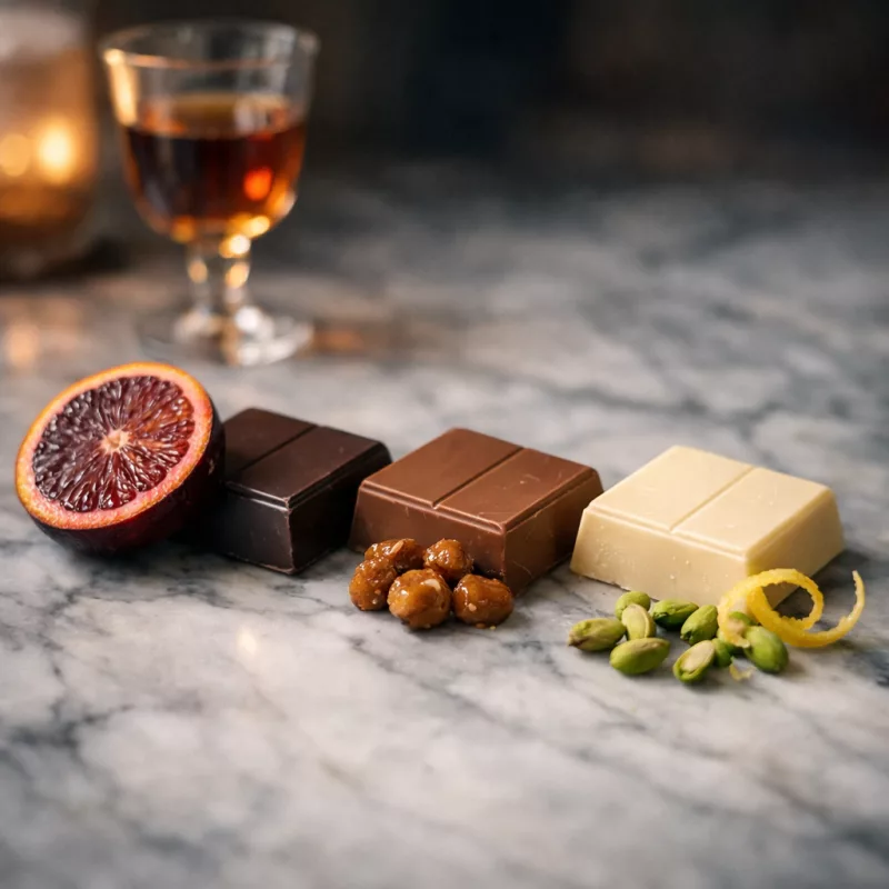 Идеальные спутники шоколада — от цитрусовых до специй и орехов