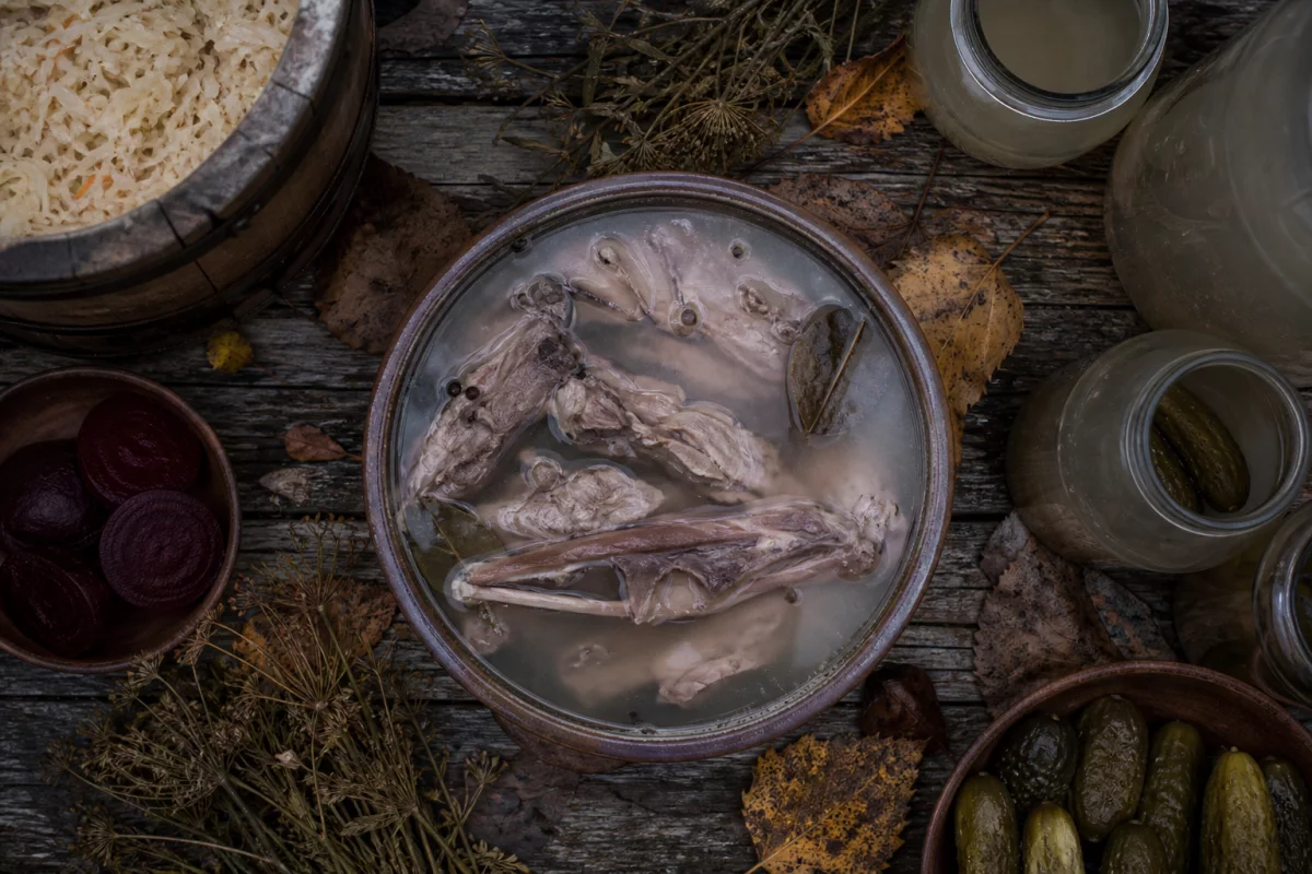 Как готовили заячье мясо в старорусском росоле
