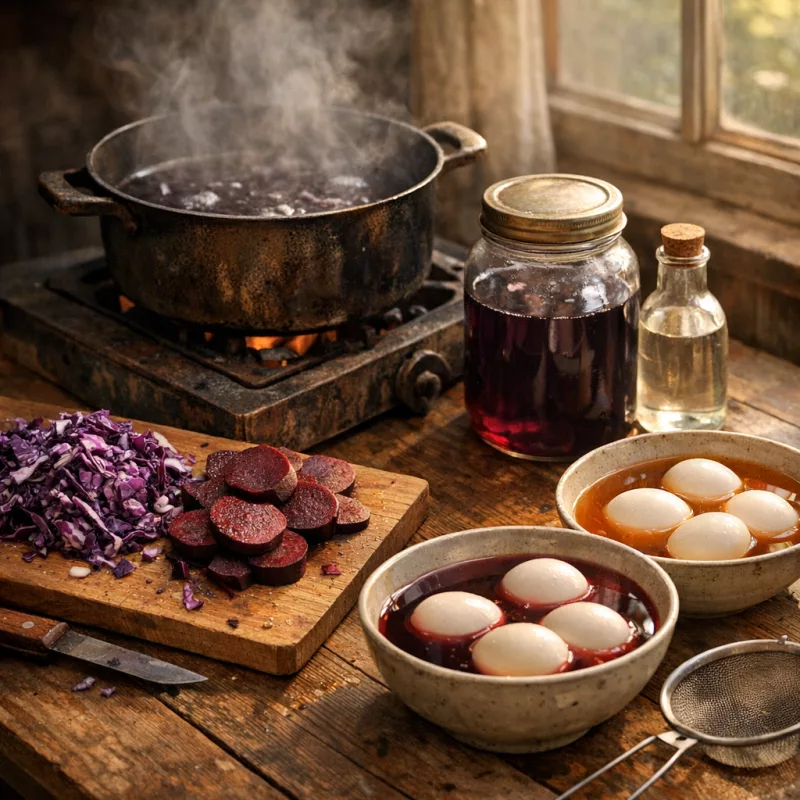 Как покрасить пасхальные яйца натуральными красителями из обычных продуктов