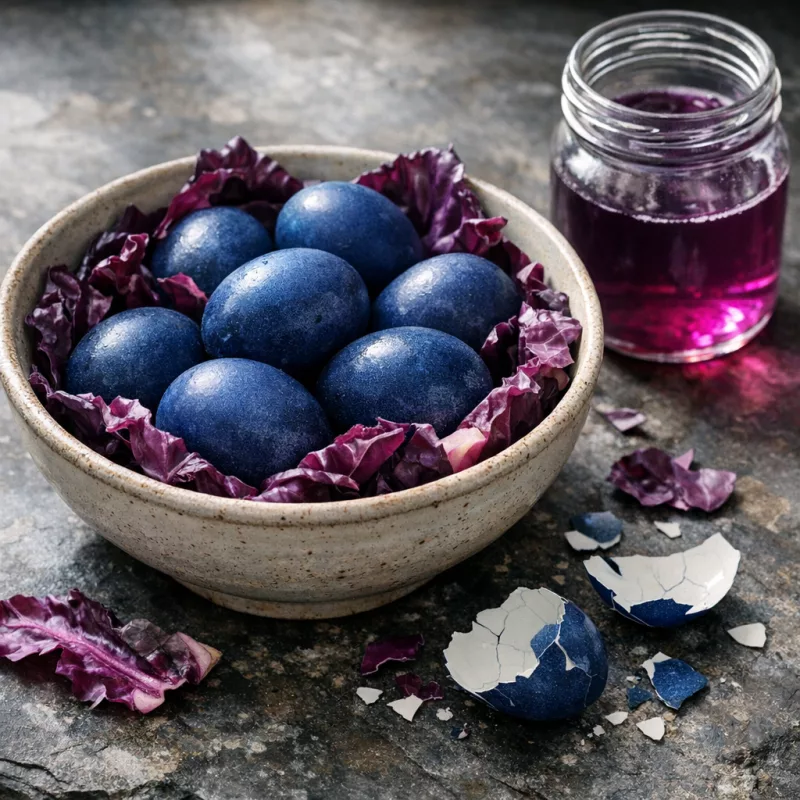 Как покрасить пасхальные яйца натуральными красителями из обычных продуктов