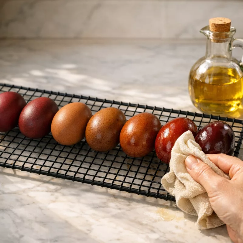 Как покрасить пасхальные яйца натуральными красителями из обычных продуктов