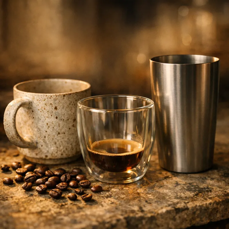 Как посуда влияет на вкус кофе: от формы чашки до материала стенок