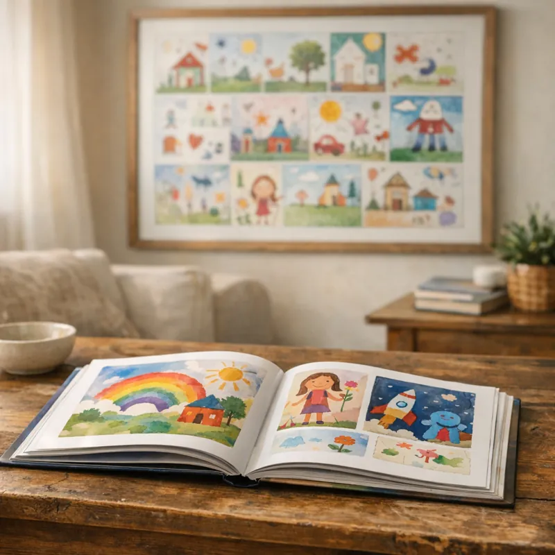 Как сохранить детские рисунки и билеты без хаоса на полках