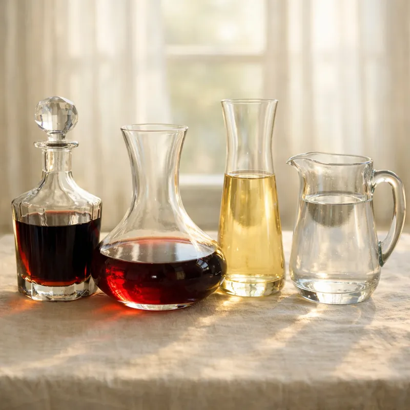 Как выбрать графин: от материала до формы для каждого напитка