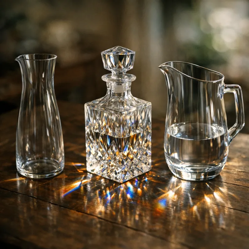 Как выбрать графин: от материала до формы для каждого напитка
