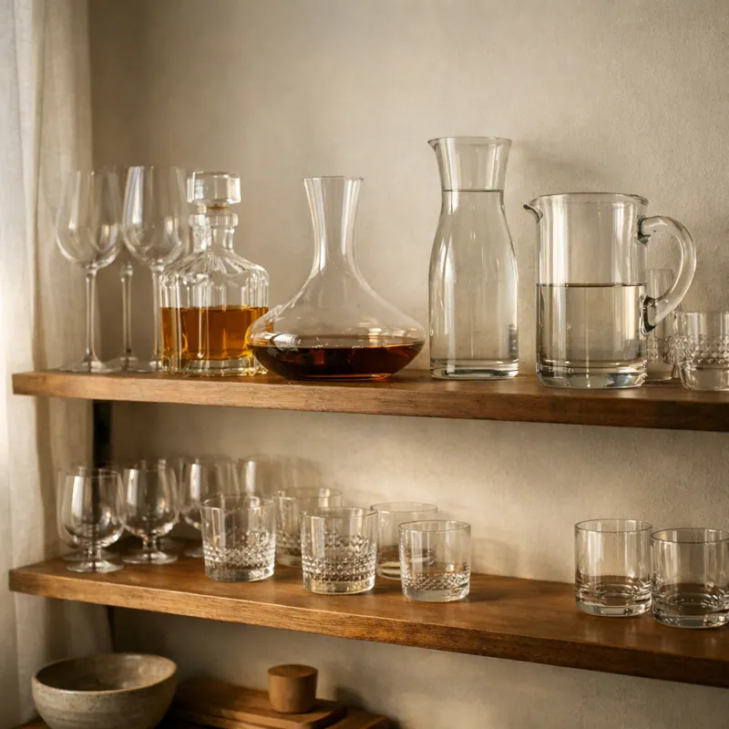 Как выбрать графин: от материала до формы для каждого напитка