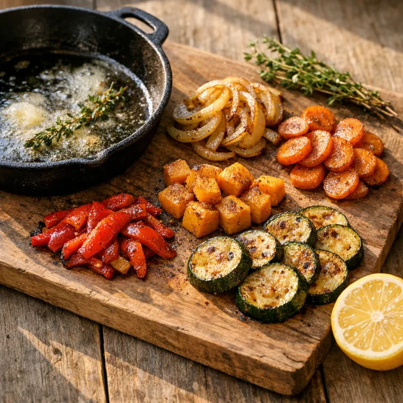 Карамелизация овощей: зачем это делать и как не испортить блюдо