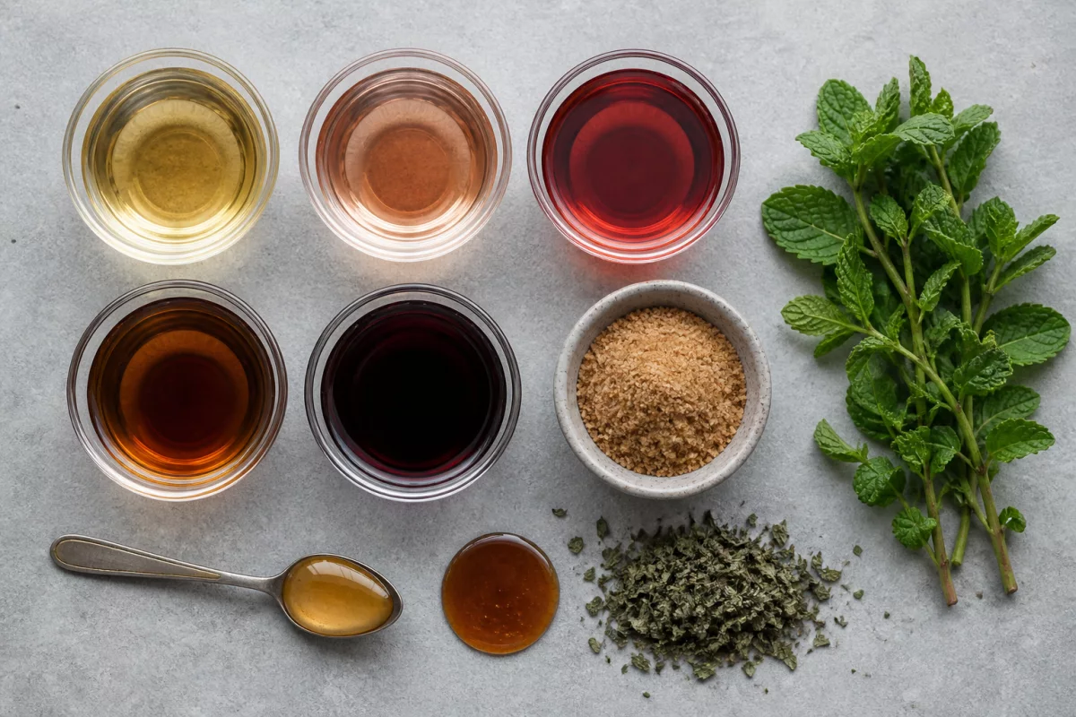 Шраб (drinking vinegar): питьевой уксус из клубники с мятой