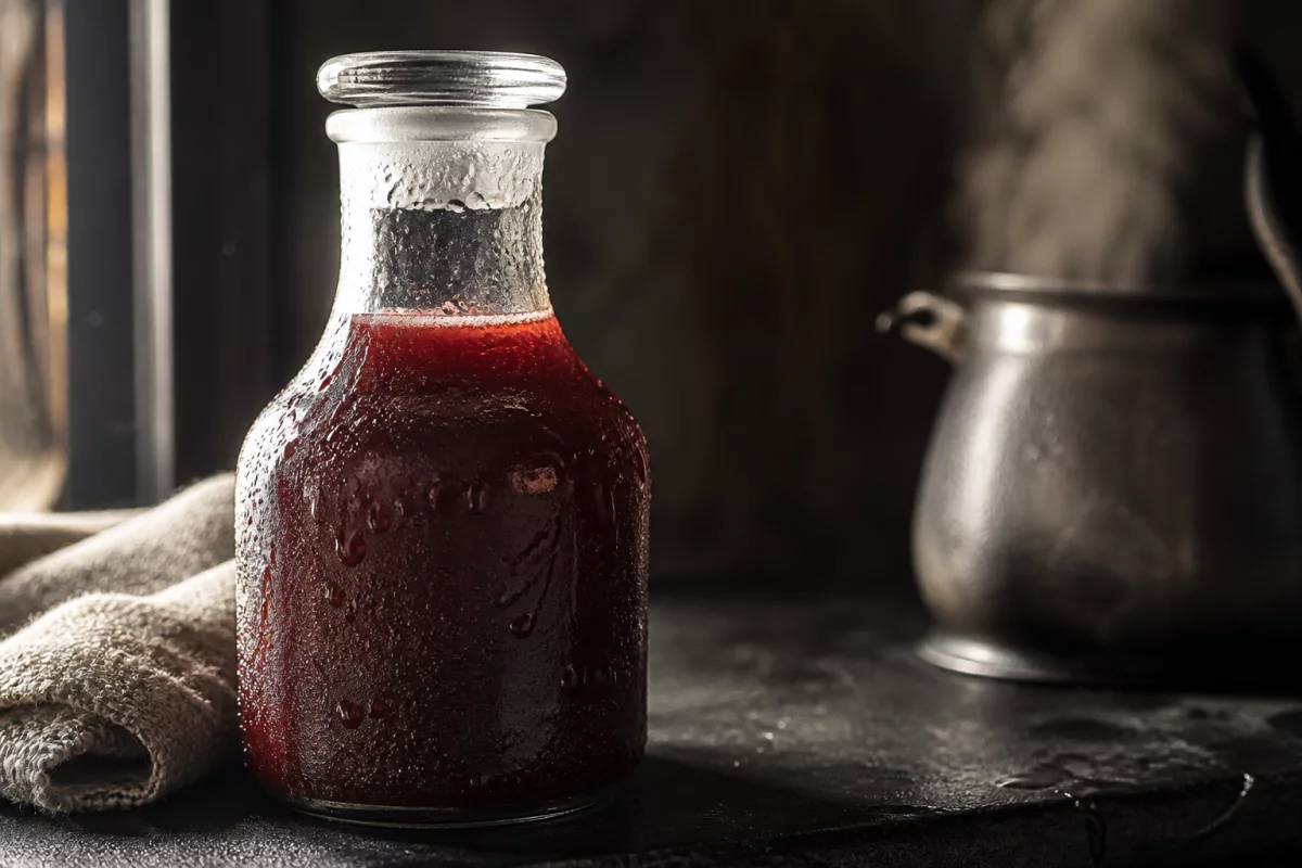 Шраб (drinking vinegar): питьевой уксус из клубники с мятой