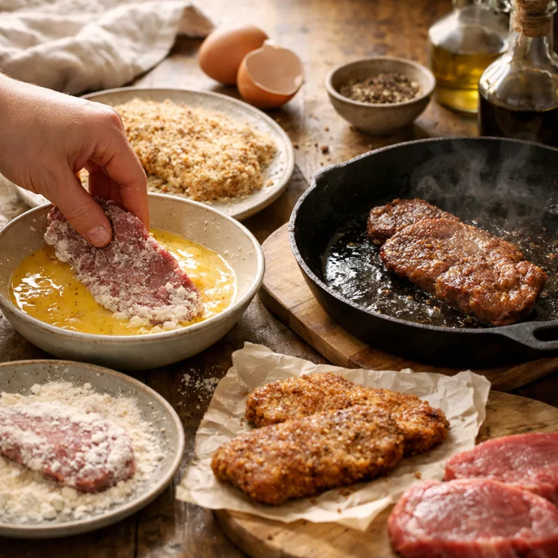 Лангет как тонкий мясной язычок для быстрой жарки