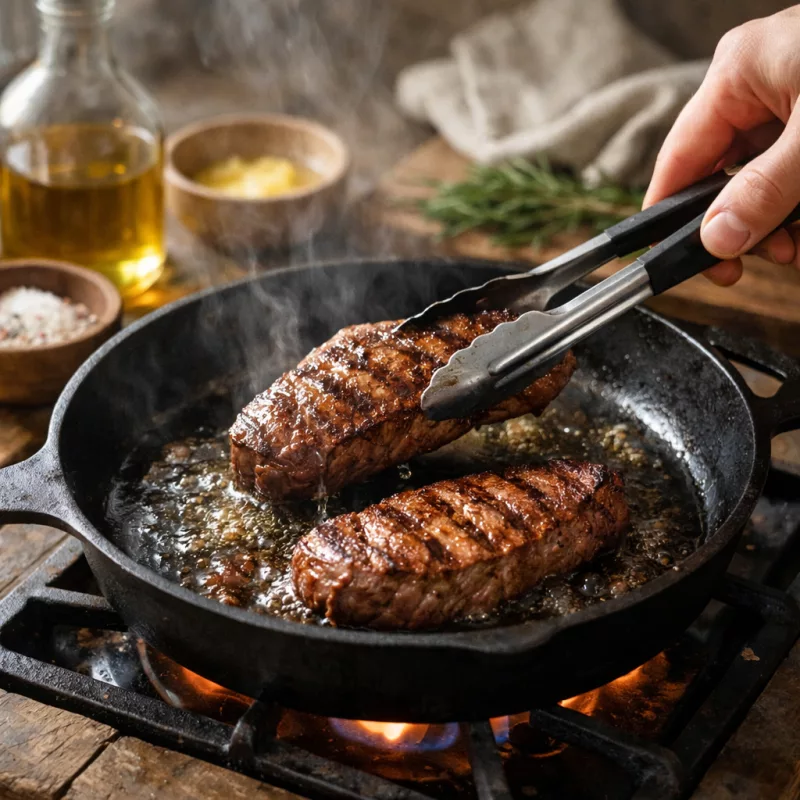 Лангет как тонкий мясной язычок для быстрой жарки