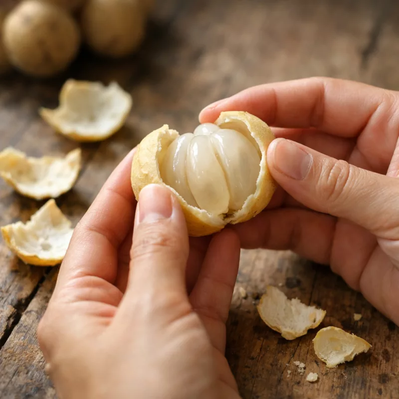 Лонгконг — тропический фрукт из Таиланда, который часто путают с лангсатом