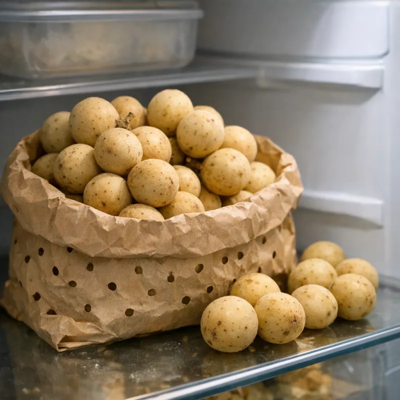 Лонгконг — тропический фрукт из Таиланда, который часто путают с лангсатом