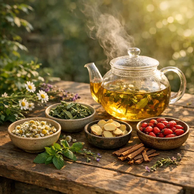 Лучшие травы для домашнего чая на каждый день