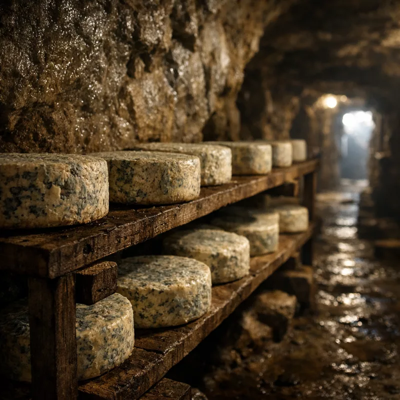 Мир сыра с голубыми и зелёными прожилками