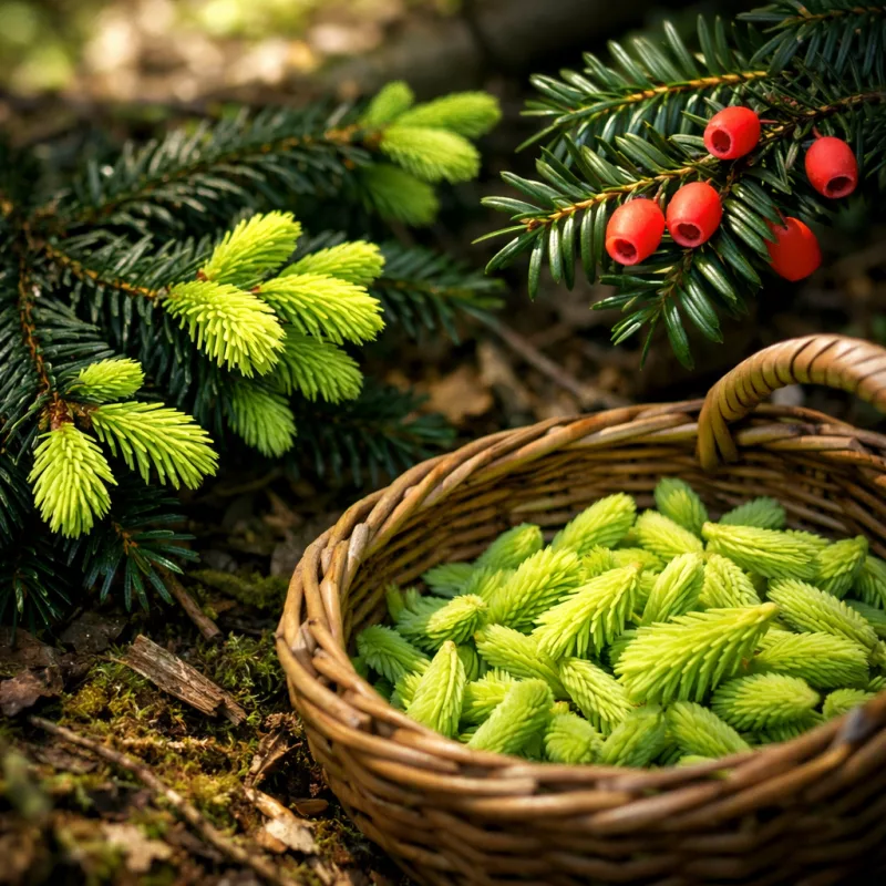 Молодая хвоя на вашем столе — лучшие рецепты с еловыми типсами