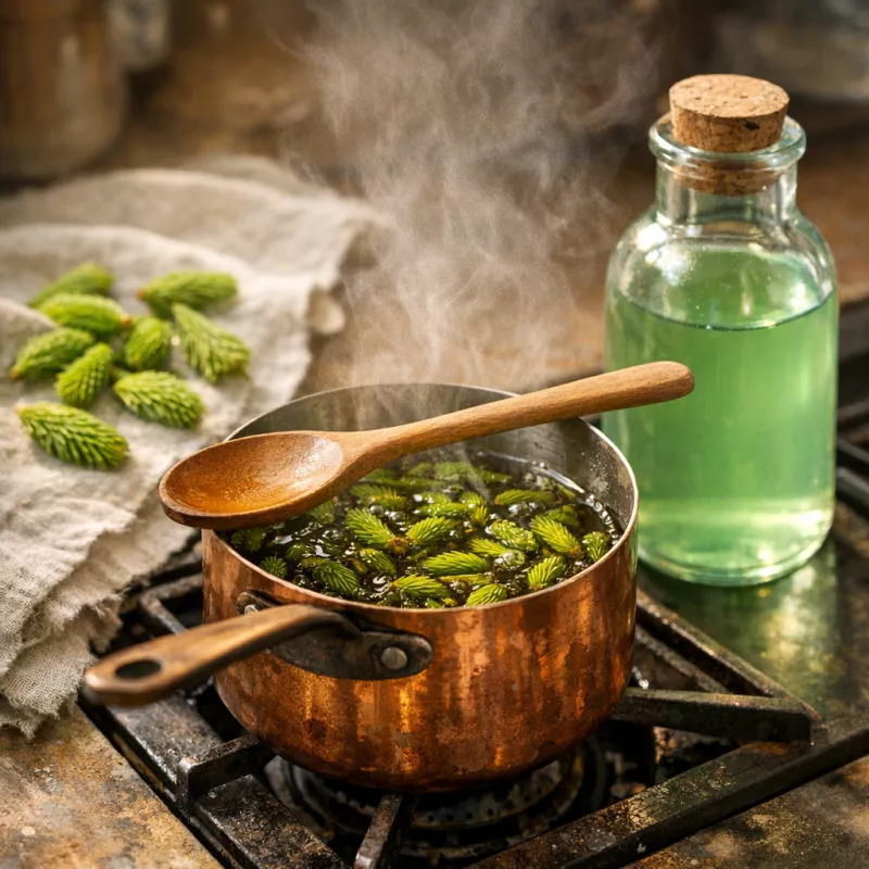 Молодая хвоя на вашем столе — лучшие рецепты с еловыми типсами