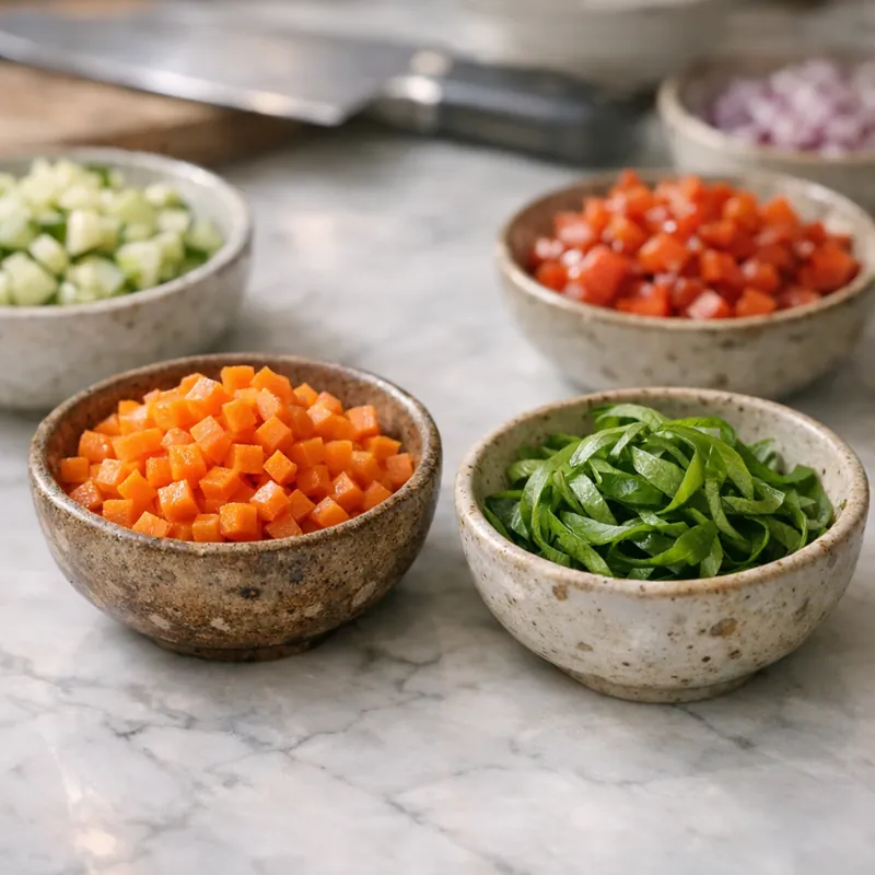 Нарезание и шинкование: в чём разница и когда что применять