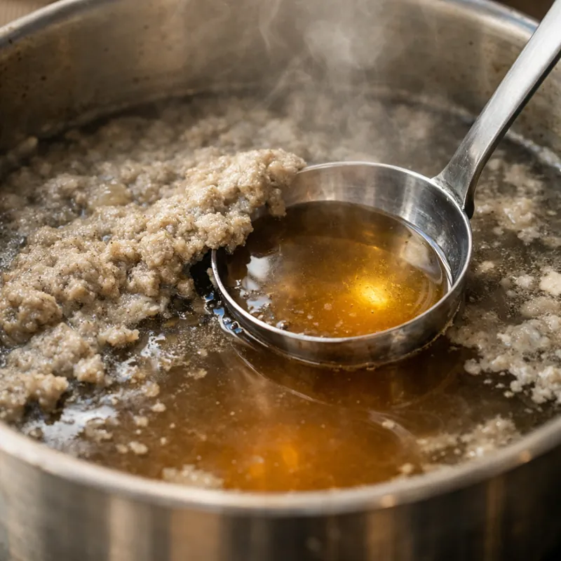 Осветление и оттяжка бульонов — в чём разница и есть ли она вообще?