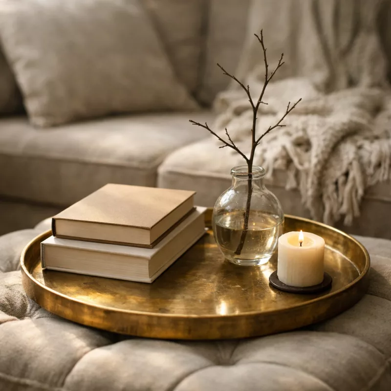 Подносы как элемент декора и организации домашнего пространства