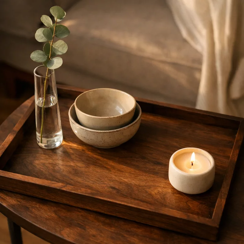 Подносы как элемент декора и организации домашнего пространства