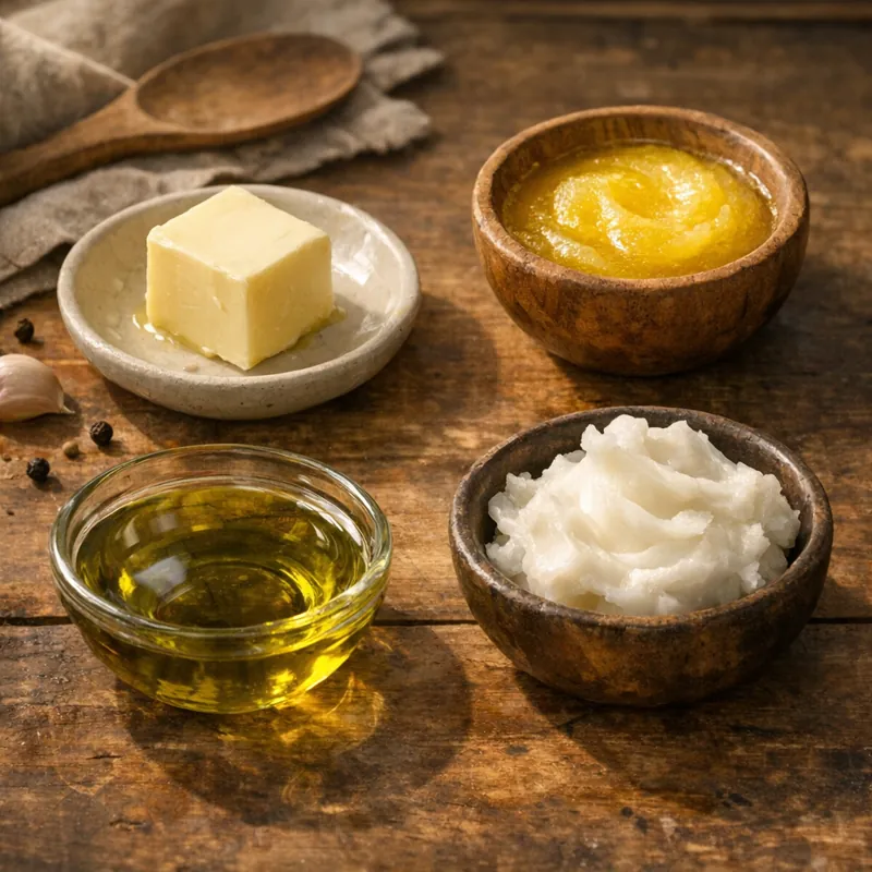 Растительное или сливочное масло для жарки яиц — что выбрать