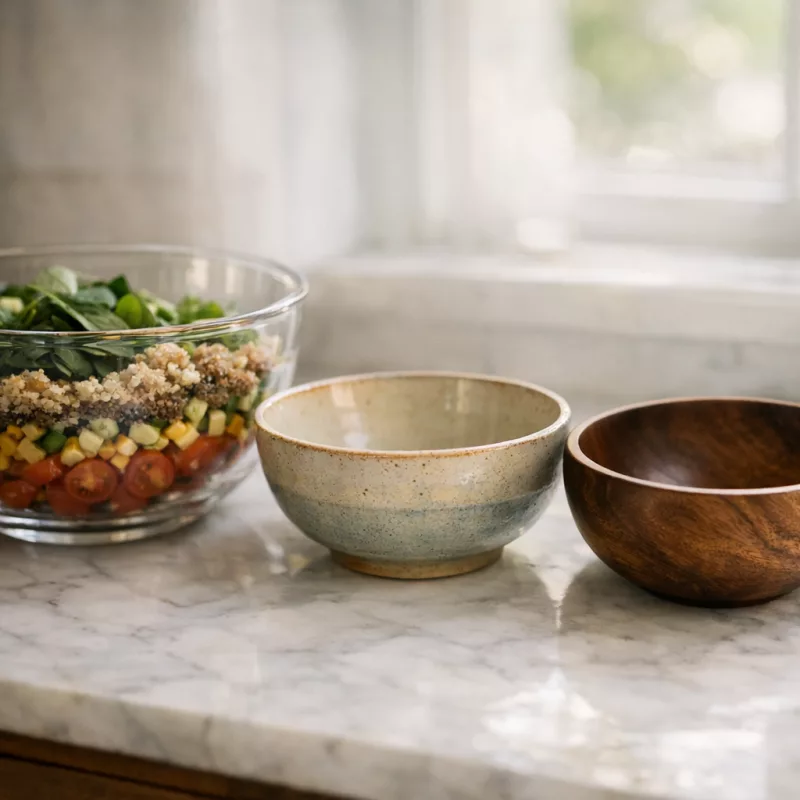 Салатница и пиала — два предмета посуды, которые часто путают