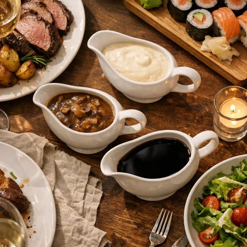 Соусник за рамками привычного: что ещё можно в нём подавать