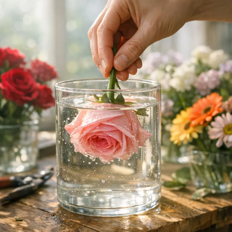 Стабилизированные и искусственные цветы в доме