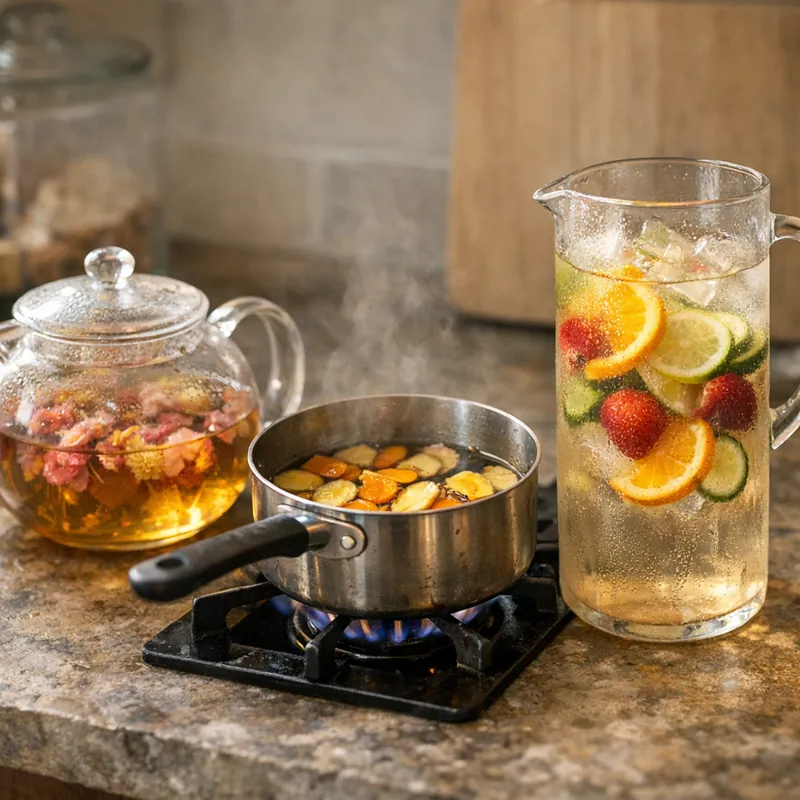 Тизаны — напитки из трав, ягод и фруктов, которые не являются чаем