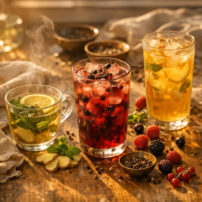 Тизаны — напитки из трав, ягод и фруктов, которые не являются чаем