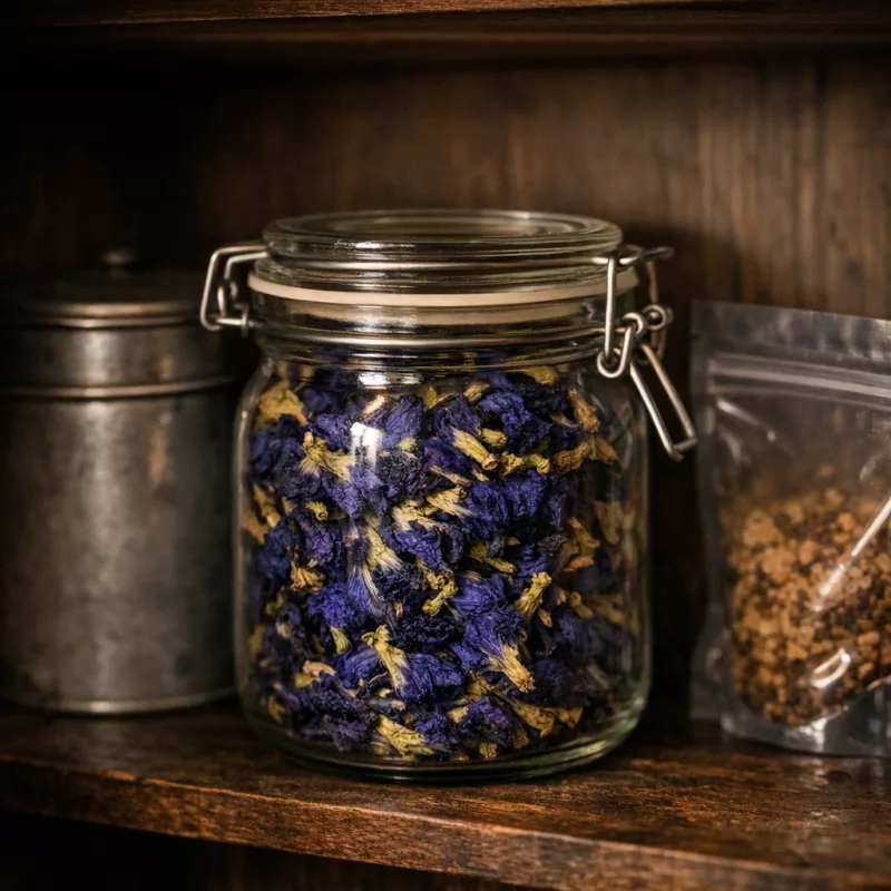 Тайский анчан - удивительный напиток из синих цветков