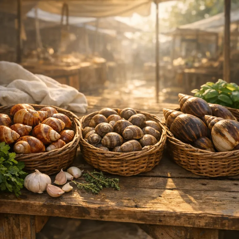 Улитки: от выбора до подачи на стол