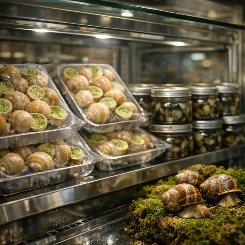 Улитки: от выбора до подачи на стол